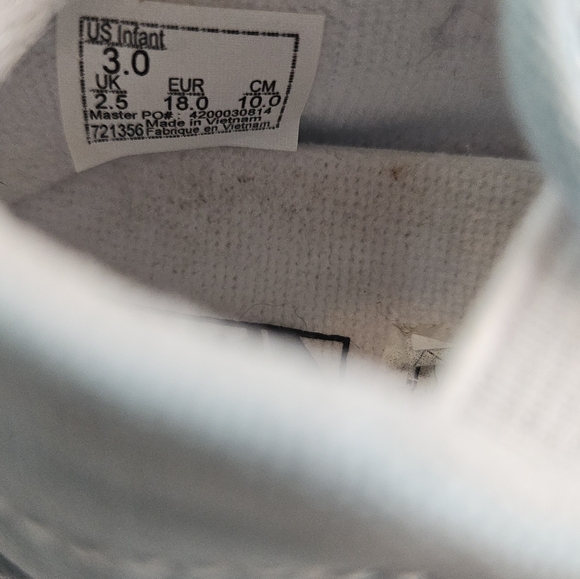 Infant Vans size 3. Light blue checkered. - Picture 8 of 8
